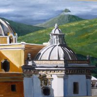 Antigua Guatemala. Iglesia de La Merced. 35x42 cm. 2008