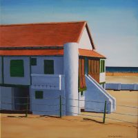 Casa con aljibe, 2003. 50x50 cm.