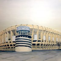 Estadio Santiago Bernabéu 70x90 cm. 2021